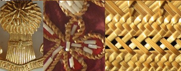 Collage of Straw work